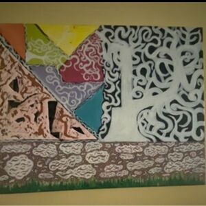 Abstract Geometric Art Canvas